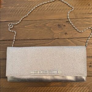 Elegant Silver Clutch Bag
